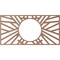Ekena Millwork Hoover Wood Fretwork Pierced Ceiling Medallion, Wood (Paint Grade), 40"W x 20"H x 14 3/4"ID x 3/8"T CMWP40X20X0375HOMF - alternate 3